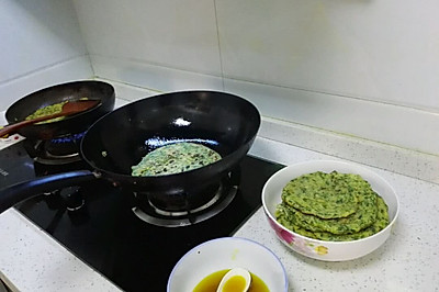 霍香鸡蛋韭菜饼