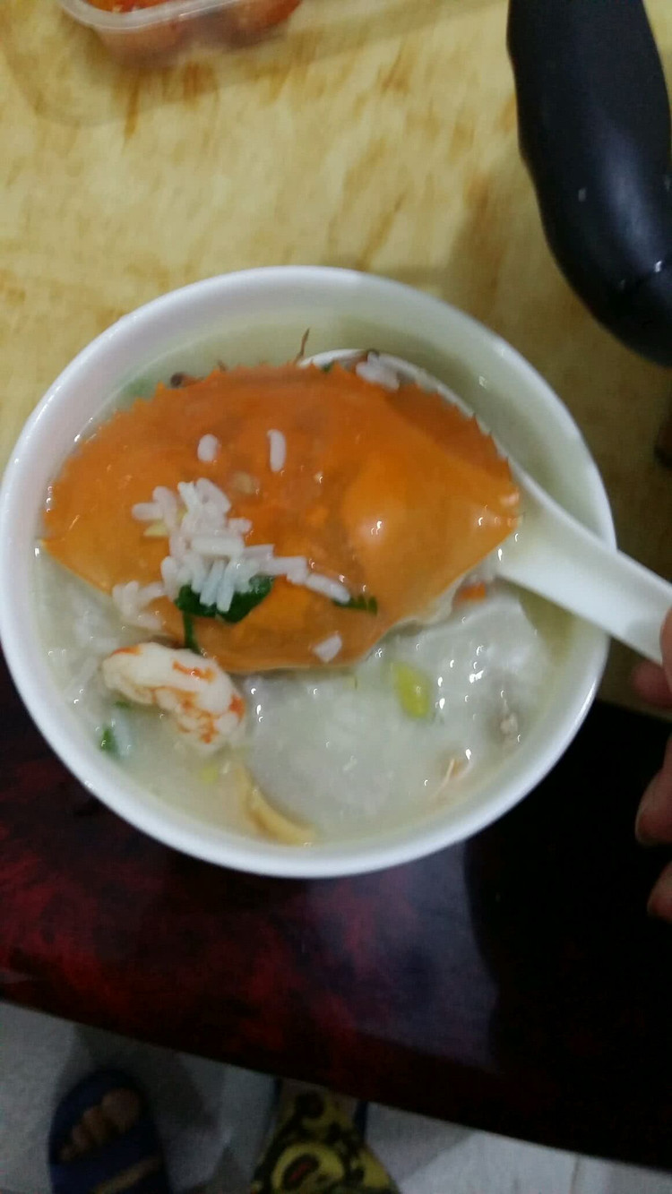 海鲜蟹粥的做法
