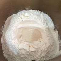 面包机版奶香红糖馒头的做法图解2