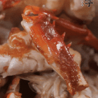 火腿毛豆烧蟹的做法图解4