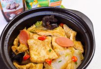 家常白菜豆腐煲的做法