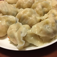 什锦虾仁素饺子