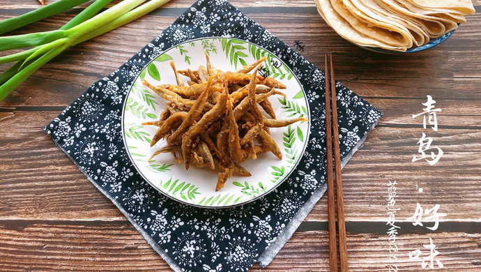 幹炸麵條魚怎麼做_幹炸麵條魚的做法_藍色夏季_豆果美食