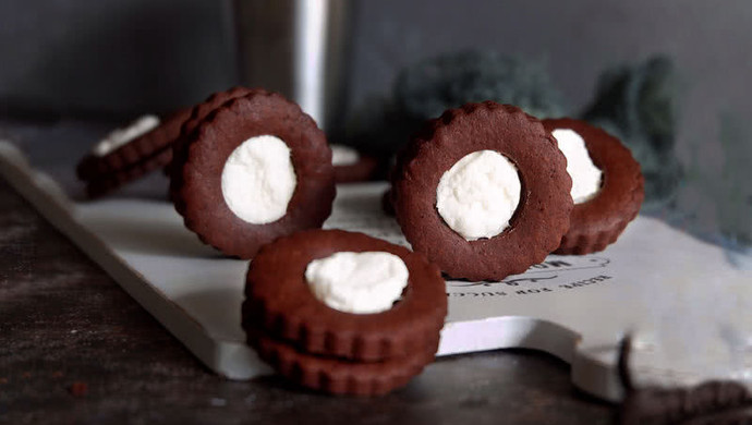 棉花糖可可饼干