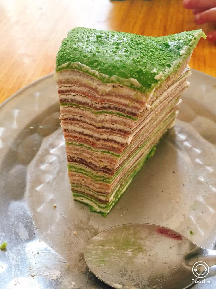 彩色千层蛋糕的做法