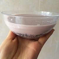薰衣草紫米鲜奶布丁的做法图解4