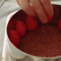 双层草莓芝士蛋糕6+5寸的做法图解6