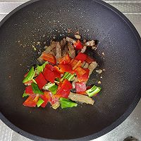红红火火青红椒小炒牛肉的做法图解6