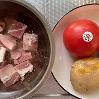 #感恩节烹饪挑战赛#番茄土豆牛腩盖饭的做法图解1