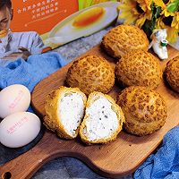 #2021亲子烘焙组——“焙”感幸福#酥皮泡芙球的做法图解15