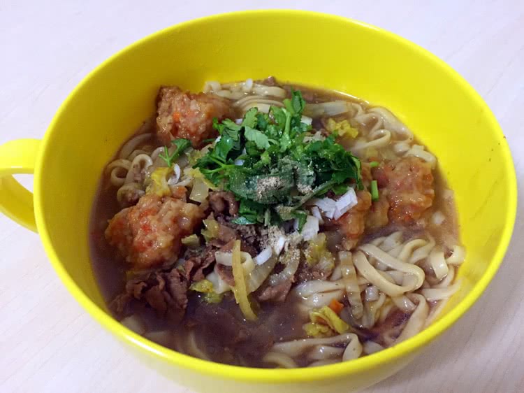 羊肉汆面(改良版)