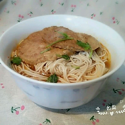 素鸡汤面