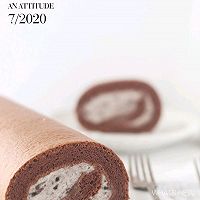 #爱好组-低筋#巧克力奥利奥蛋糕卷的做法图解15