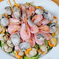 #皇后红玫瑰花式做法#海味温拌加拿大北极虾的做法图解9