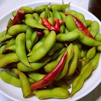 下酒小菜~盐水毛豆的做法图解4