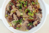 茶树菇粉皮炖肉的做法