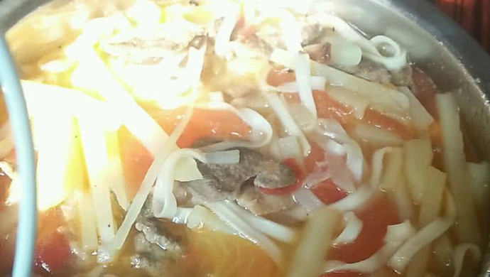 番茄土豆丝老面