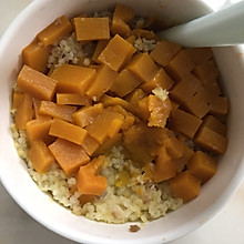 南瓜鸡肉小米粥（宝宝辅食）