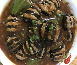毛毛虫（茄子包肉）的做法
