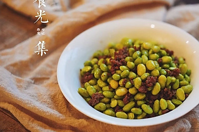 高蛋白低脂牛肉炒青豆