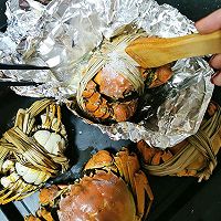 喵喵家私房海盐烤蟹锡纸版的做法图解7