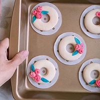 #餐桌上的春日限定#非油炸花朵甜甜圈~馒头的做法图解12