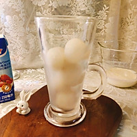 #安佳真草饲 营养护全家#咸奶油荔枝冰晶美式的做法图解2