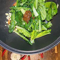 低成本快手菜豆瓣酱油麦菜的做法图解3