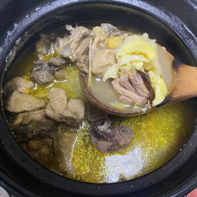 榴莲肉煲土鸡汤（滋补养生）极简版的做法