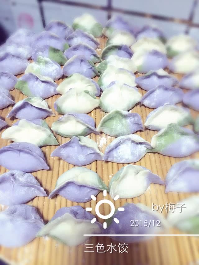 冬至三色水饺的做法图解5