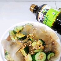 #珍选捞汁 健康轻食季#山药粉皮拌黄瓜的做法图解10