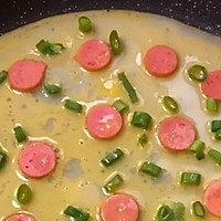 简单早餐 不揉面 鸡蛋卷饼的做法图解5