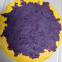 【宝宝辅食】紫薯蛋黄卷的做法图解4