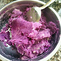紫薯煎饼的做法图解3