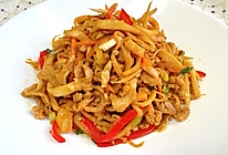 杏鲍菇炒肉丝～的做法