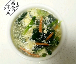 菠菜鸡蛋虾米汤的做法