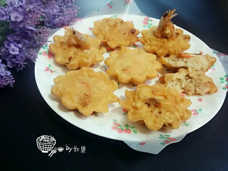 鲜虾铜锅饼~童年的味道的做法