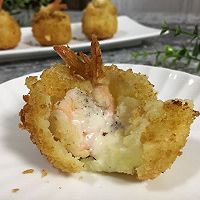 爆浆芝心虾球的做法图解16