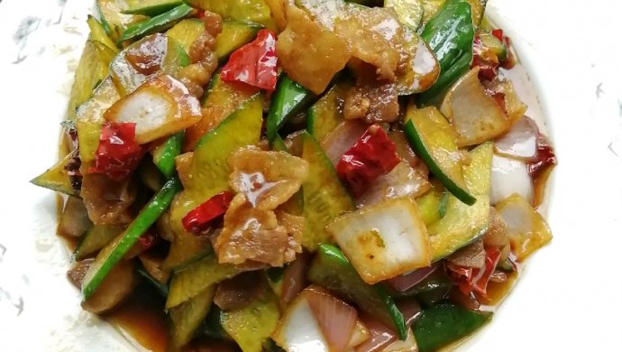 黄瓜炒肉
