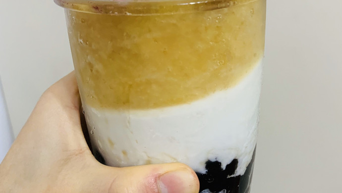 蜜桃珍珠酸奶