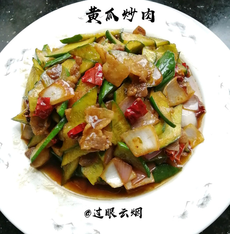 黄瓜炒肉的做法