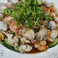 #皇后红玫瑰花式做法#海味温拌加拿大北极虾的做法图解11