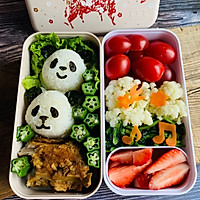 #monbento为减脂季撑腰#熊猫便当的做法图解5