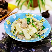 马蹄炒肉片～冬日里的一道小清新的做法图解9