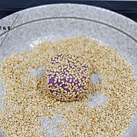 芝麻紫薯小方糕#年味十足的中式面点#的做法图解7