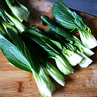 酱香耗油上海青的做法图解2