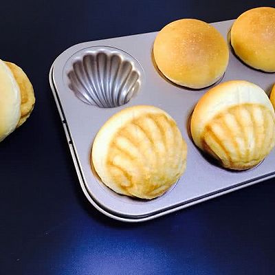 玛德琳版～蘑菇紫薯包