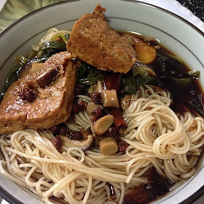 卤豆腐面线【纯素】