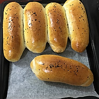 香喷喷奶香餐包and热狗的做法图解6
