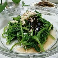 #合理膳食 营养健康进家庭#凉拌菠菜的做法图解4